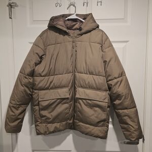 Tan Puffer Jacket